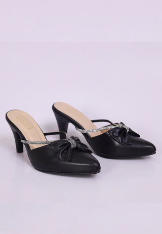 Ribbon Heels | Black