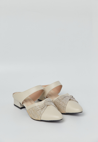 Xenia Heels | Cream