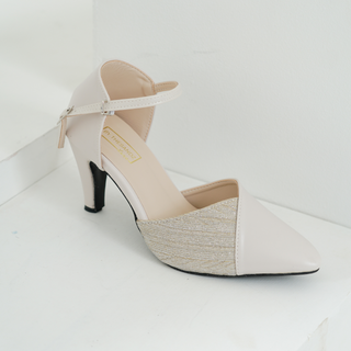 Jayla Heels for Bride | Cream