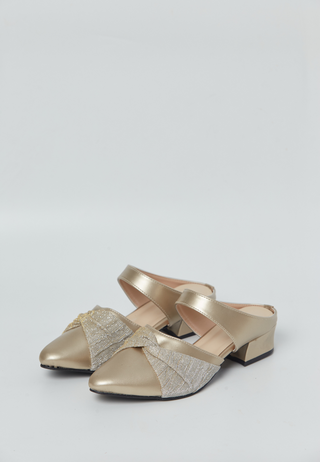Xenia Heels | Gold