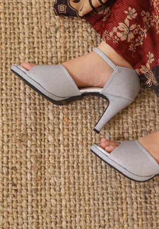 Melissa Strap heels | Silver