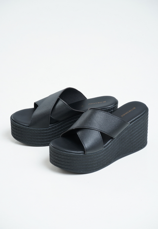 HM Platform Wedge | Black