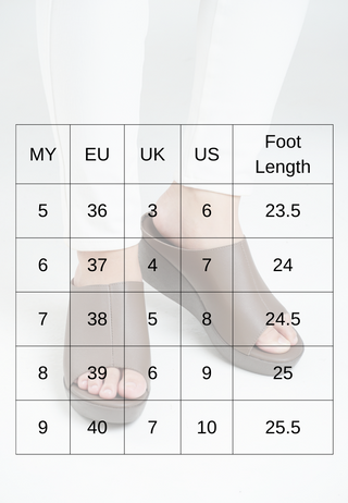 BTS-open toe slip in mules | Black