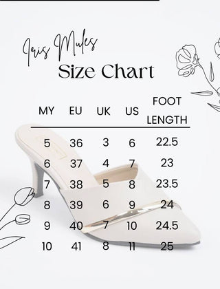 Iris Mules - Cream
